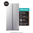 Heladera Side by Side Hisense No Frost 468L Inox